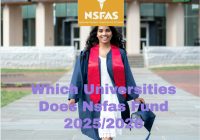Universities Nsfas Fund for 2025/2026