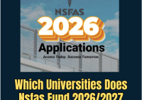 Which Universities Does Nsfas Fund 2026/2027