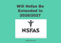 Will Nsfas Be Extended In 2026/2027