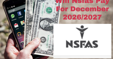 Will Nsfas Pay For December 2026/2027