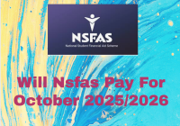 Will Nsfas Pay For October 2025