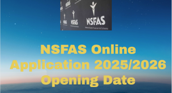 NSFAS Online Application 2025/2026 Opening Date