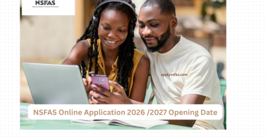 NSFAS Online Application 2026 /2027 Opening Date