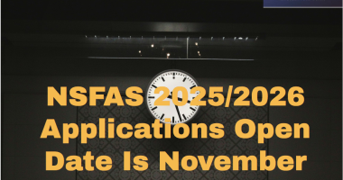 NSFAS 2025 Applications Open Date Is November