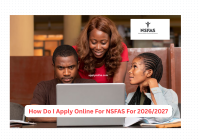 How Do I Apply Online For NSFAS For 2026/2027