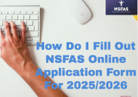 Fill Out NSFAS Online Application Form For 2025