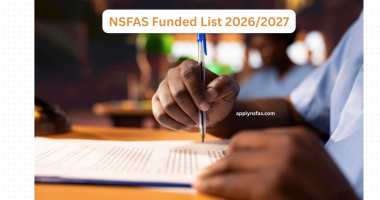 NSFAS Funded List 2026/2027
