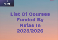 Tvet Courses Funded By Nsfas In 2025