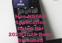 NSFAS Application Dates For 2025/2026