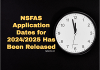 NSFAS Application Dates Released for 2024