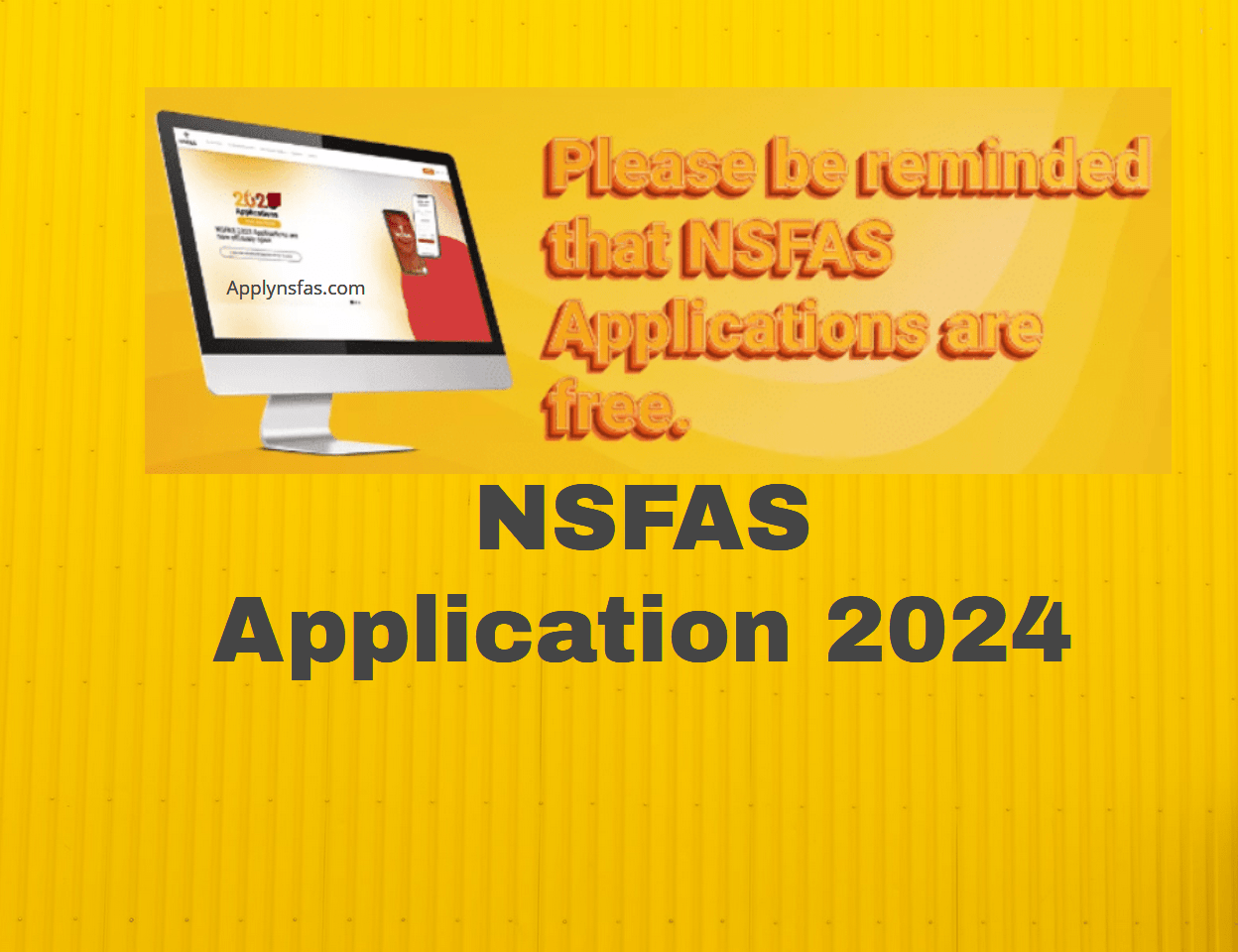 Nsfas Application Apply Online Nsfas Online Application