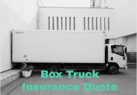 Box Truck Insurance Quote