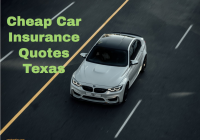 Cheap Car Insurance Quotes Texas