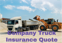 Company Truck Insurance Quote