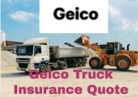 Geico Truck Insurance Quote