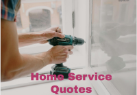 Home Service Quotes