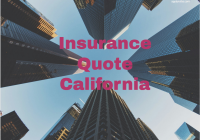 Insurance Quote California