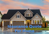 Insurance Quote For Home