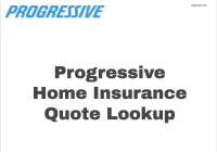 Progressive Home Insurance Quote Lookup