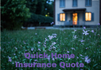 Quick Home Insurance Quote