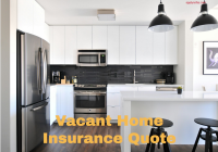 Vacant Home Insurance Quote