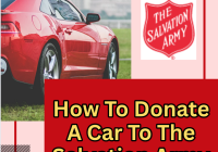 How To Donate A Car To The Salvation Army