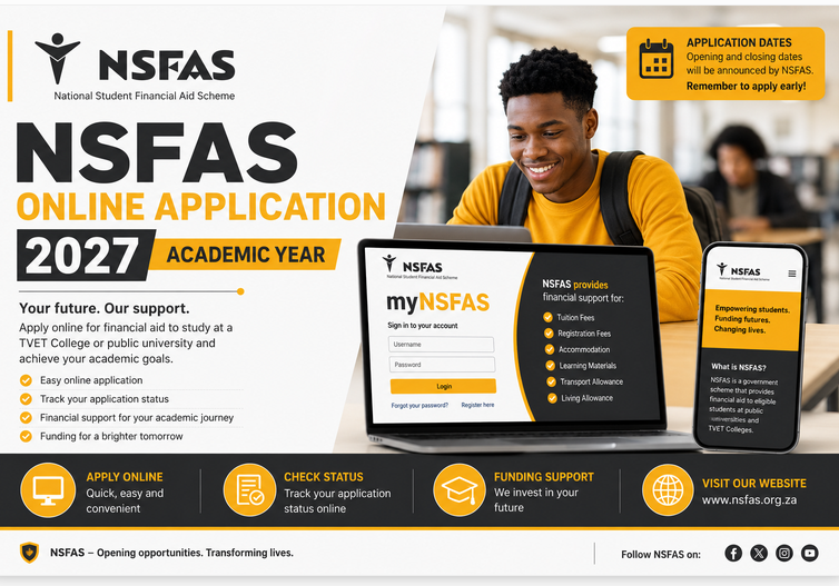 NSFAS Online Application 2027